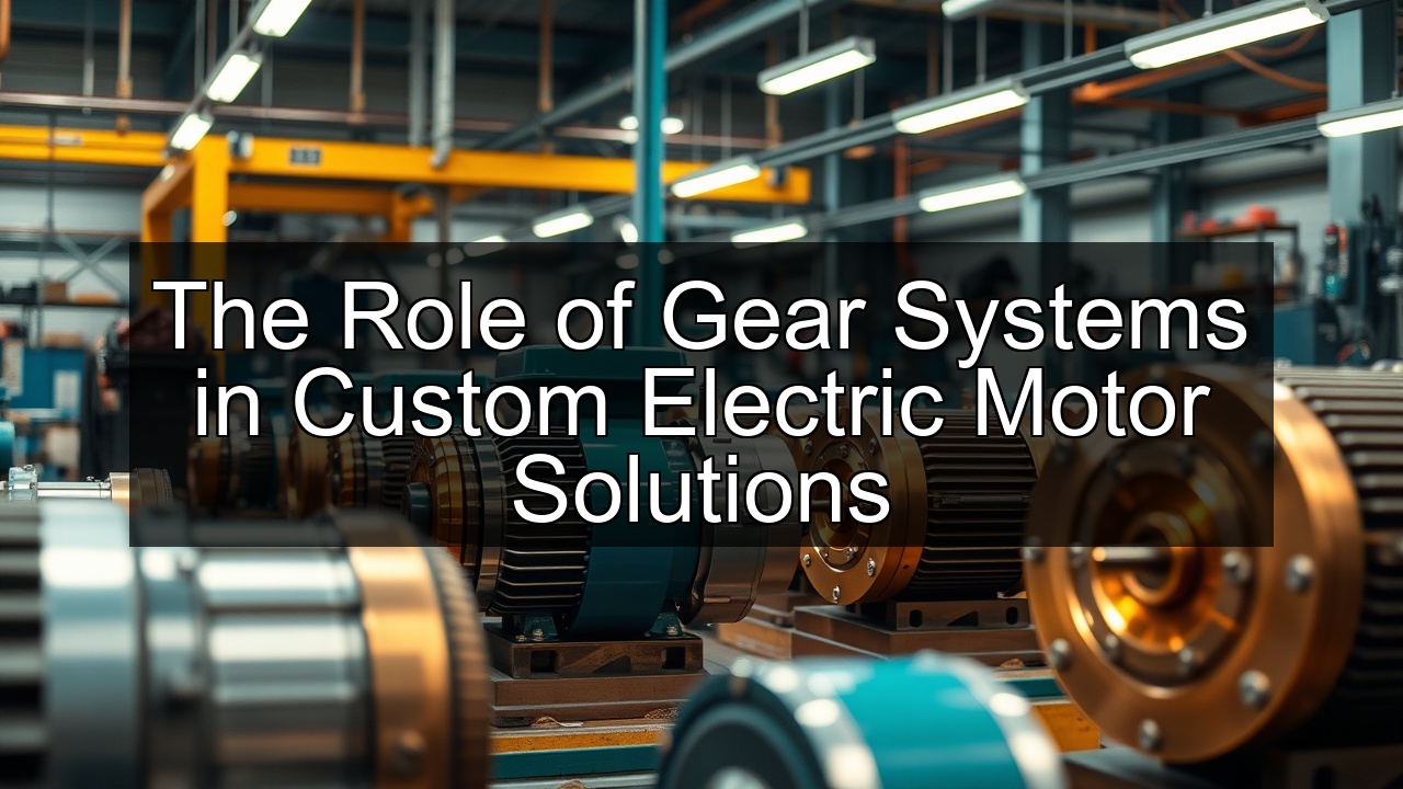 manufacturing custom motor generators customized motors synchronous motors