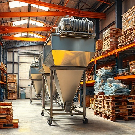 company custom process hoppers cone process hoppers conveyor system