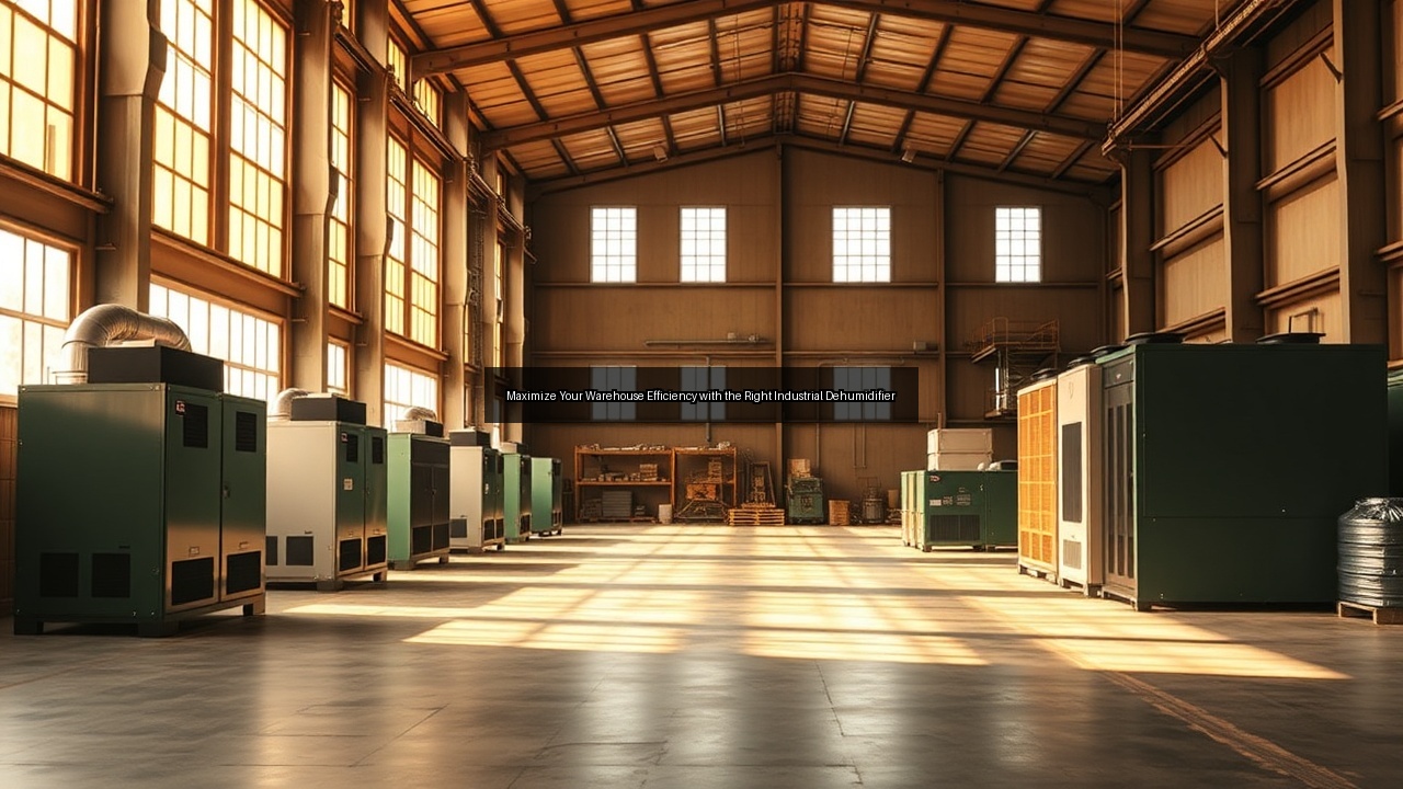 mold industrial dehumidification moisture warehouse humidity control