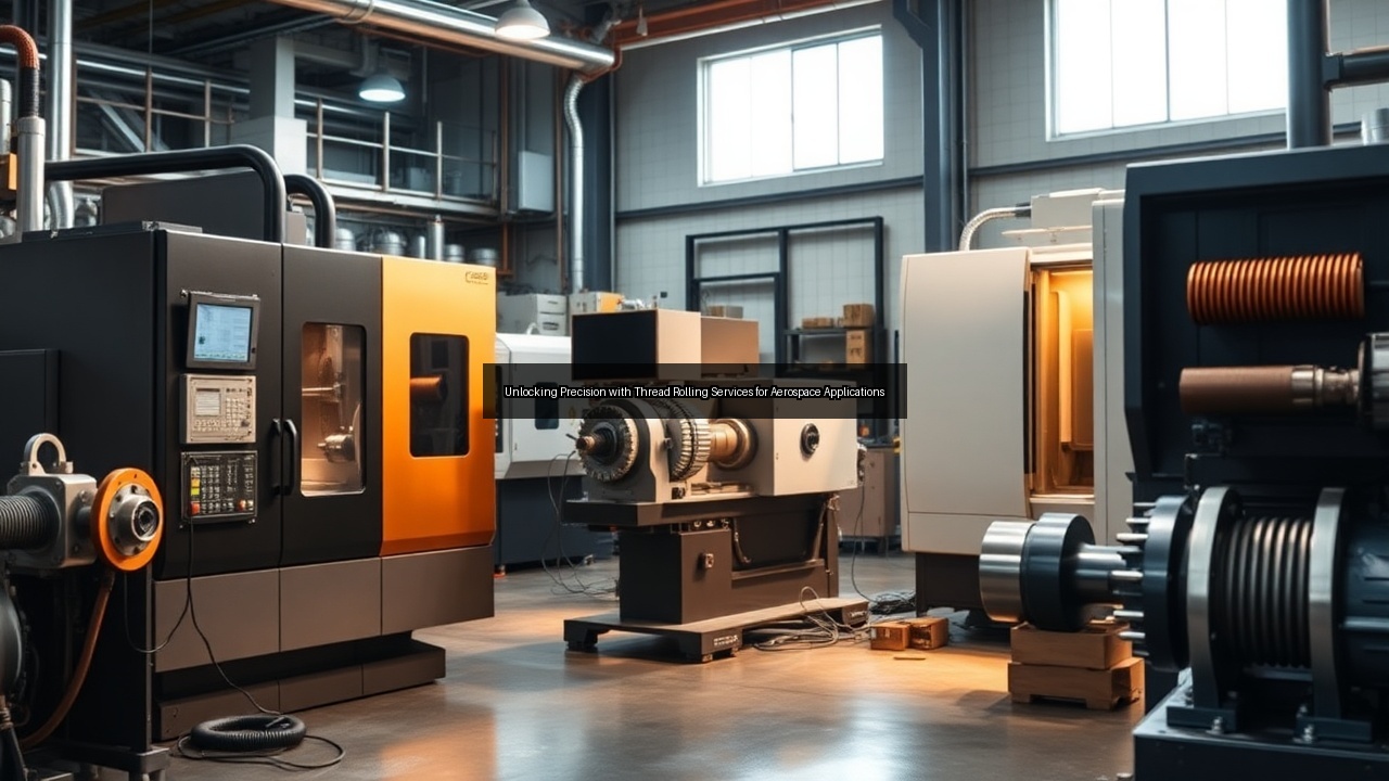 cnc milling rolling screw machine rolling services thread milling